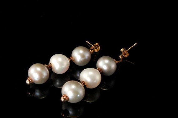 Grey pearl earrings - Sukkhi Fashion Jewellery - 3514008