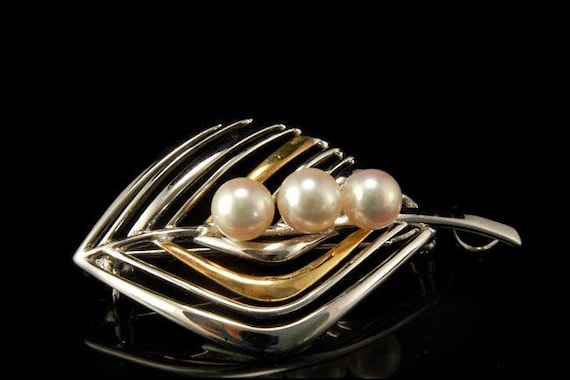 HÉLÉNA RUBINSTEIN BROCHE métal doré & perles noires neuf EUR 25,00 - FR