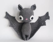 Crochet PATTERN for Batilda the bat amigurumi - EN -