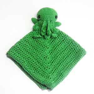 Crochet PATTERN for Cthulhu Octopus Lovey amigurumi EN image 1