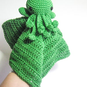 Crochet PATTERN for Cthulhu Octopus Lovey amigurumi EN image 2