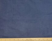 Flannel Fabric - Solid Navy - By the yard - 100% Cotton Flannel