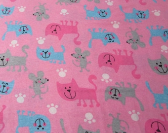 Animal/Bugs Flannel