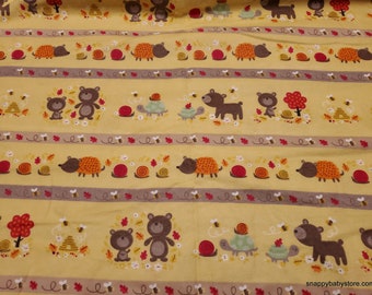 Flannel Fabric - Wilderness Stripe - By the yard - 100% Cotton Flannel