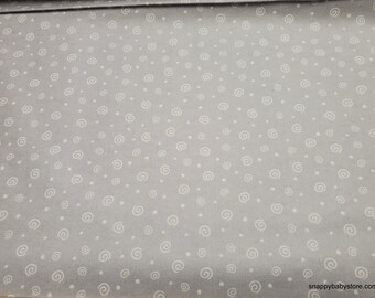 Premium Flannel Fabric - Twinkle Comfort Soft Swirl Gray - By the yard - 100% Cotton Flannel Premium