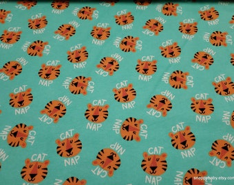 Flannel Fabric - Cat Nap - By the yard - 100% Cotton Flannel