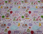 Flannel Fabric - Once Upon a Time Main Lavender - By the yard - 100% Cotton Flannel