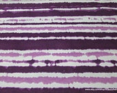 Flannel Fabric - Purple Magic Stripe TieDye - By the yard - 100% Cotton Flannel