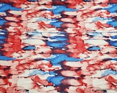 Flannel Fabric - Patriotic Raindrops - By the yard - 100% Cotton Flannel