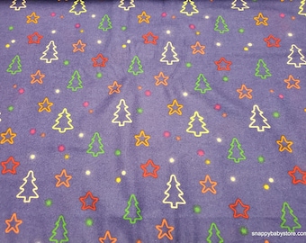 Christmas Flannel Fabric - Come Together Trees -By the Yard - 100% Cotton Flannel