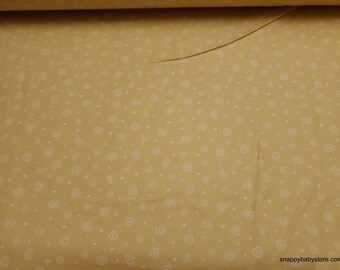 Premium Flannel Fabric - Twinkle Comfort Soft Swirl Yellow - By the yard - 100% Cotton Flannel Premium