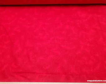 Flannel Fabric - Red Tie Dye - By the yard - 100% Cotton Flannel