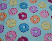 Flannel Fabric - Donut Shop - By the yard - 100% Cotton Flannel