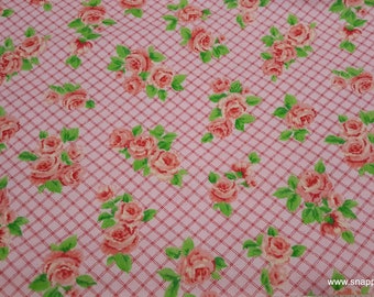 Premium Flannel Fabric - Pink Oxfordshire Premium - By the yard - 100% Cotton Flannel