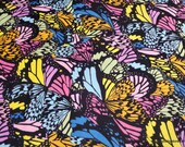 Flannel Fabric - Butterfly Wings - By the yard - 100% Cotton Flannel