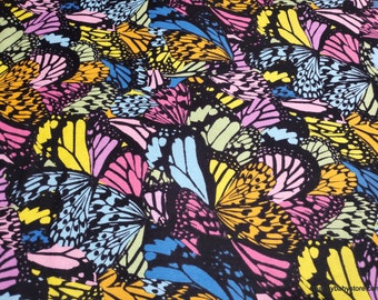 Flannel Fabric - Butterfly Wings - By the yard - 100% Cotton Flannel