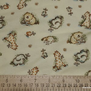 Flannel Fabric Habitat Canteloupe By the yard 100% Cotton Flannel image 2