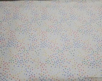 Flannel Fabric - Watercolor Dots - By the yard - 100% Cotton Flannel
