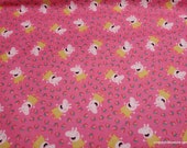 Character Flannel Fabric - Peppa Pig and Strawberries - By the yard - 100% Cotton Flannel