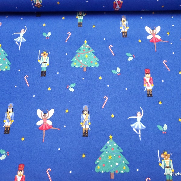 Nutcracker Fabric by the Yard Etsy