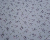 Premium Flannel Fabric - Light Pink Birds on White Premium - By the yard - 100% Cotton Flannel