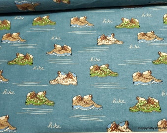 Flannel Fabric - Hiking - By the yard - 100% Cotton Flannel