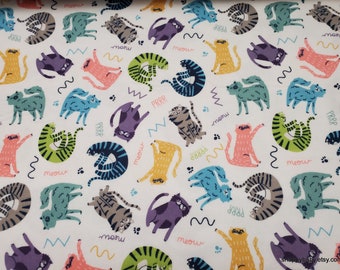 Premium Flannel Fabric - Pawsitively Prrrfect Premium  - By the yard - 100% Cotton Flannel