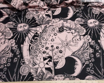 Flannel Fabric - Make Your Own Magic Celestial - By the yard - 100% Cotton Flannel