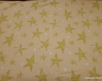 Flannel Fabric - Baby Bear Stars - By the yard - 100% Cotton Flannel