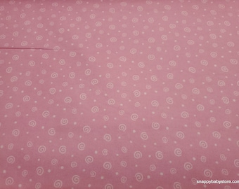 Premium Flannel Fabric - Twinkle Comfort Soft Swirl Pink - By the yard - 100% Cotton Flannel Premium