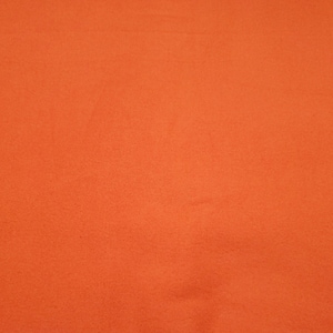 Flannel Fabric - Vibrant Orange - By the yard - 100% Cotton Flannel