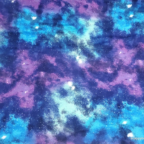 Flannel Fabric Galaxy Lights by the Yard 100% Cotton - Etsy