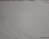 Flannel Fabric - Harper Gray Dot - By the Yard - 100% Cotton Flannel