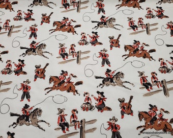 Premium Flannel Fabric - Rodeo Babes Premium - By the yard - 100% Cotton Flannel