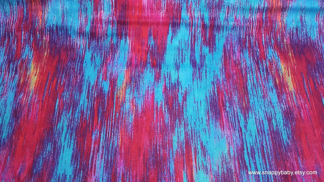 Flannel Fabric Bright Linear Tie Dye Luxe by the Yard 70% Rayon, 30 ...