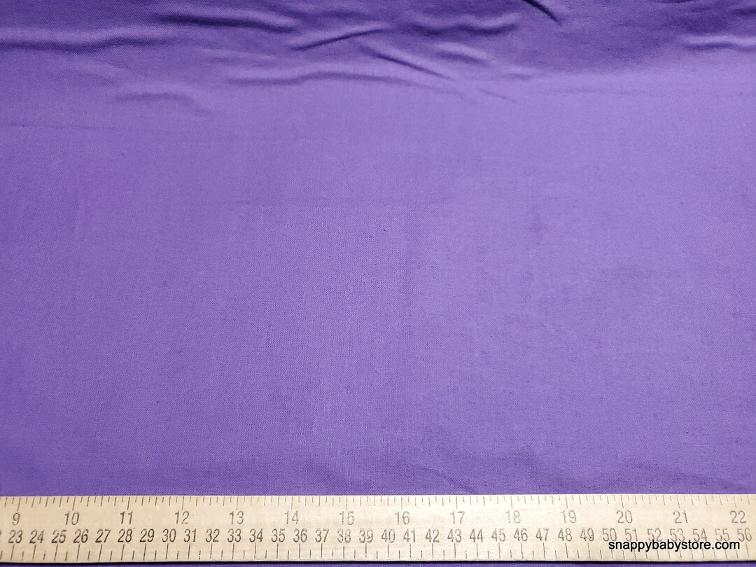 Flannel Fabric - Solid Purple - by the Yard - 100% Cotton Flannel - Etsy
