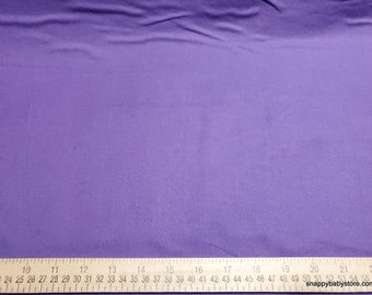 Flannel Fabric - Solid Purple - By the yard - 100% Cotton Flannel
