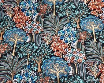 Remnant Flannel Fabric - Packed Trees - Choose your Size - 100% Cotton Flannel