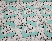 Flannel Fabric - Camping Scenic Wilderness - By the Yard - 100% Cotton Flannel