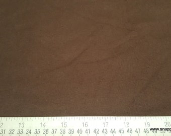 Flannel Fabric - Chocolate Solid - By the yard - 100% Cotton Flannel
