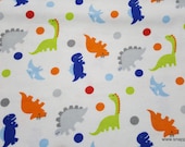 Flannel Fabric - Rex Tossed - By the Yard - 100% Cotton Flannel