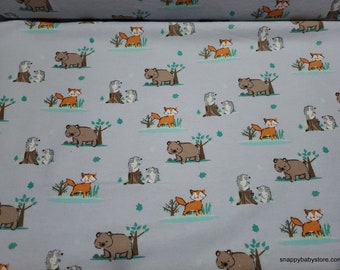 Flannel Fabric - Kind Nature - By the yard - 100% Cotton Flannel
