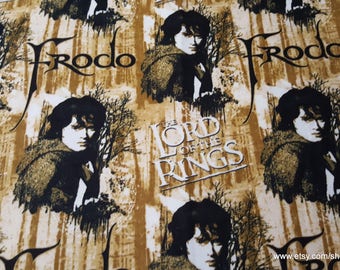 Character Flannel Fabric - Lord of the Rings Frodo - By the Yard - 100% Cotton Flannel