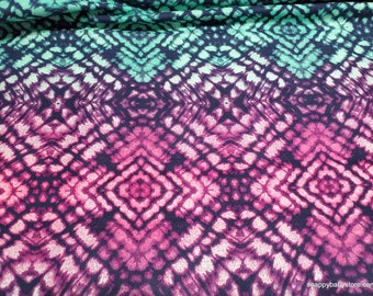 Flannel Fabric - Psychedelic Kaleidoscope - By the Yard - 100% Cotton Flannel