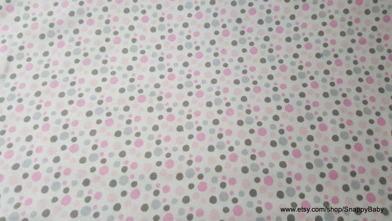Flannel Fabric - Madison Dot - By the yard - 100% Cotton Flannel