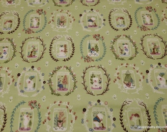 Premium Flannel Fabric - Winter Days Jars Moss Premium - By the yard - 100% Premium Cotton Flannel