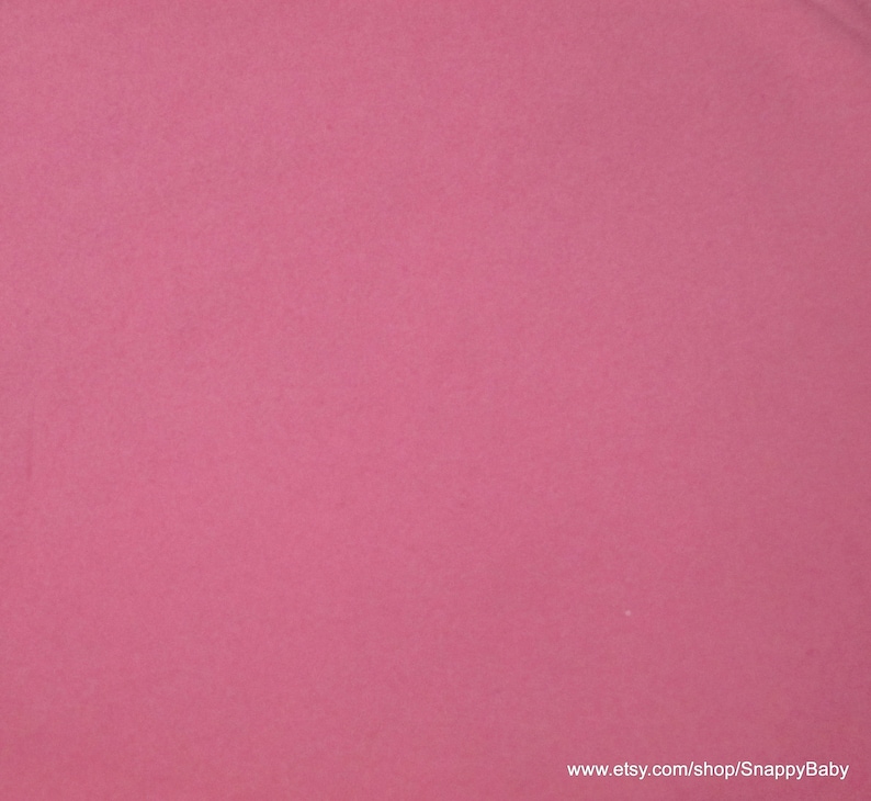 By the yard Flannel Fabric Medium Pink Solid 100/% Cotton Flannel