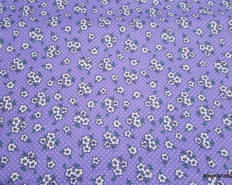Flannel Fabric - Gypsy Ditsy Floral - By the Yard - 100% Cotton Flannel