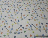 Flannel Fabric - Tribal Arrows - By the yard - 100% Cotton Flannel