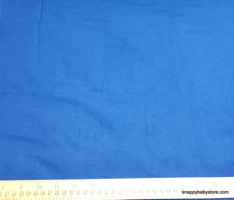 Flannel Fabric Solid Royal by the Yard 100% Cotton - Etsy